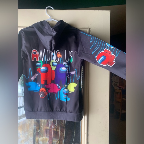 AMONG US Imported Zippered Jacket with Hood, Size 14-16, Unisex. HARD TO FIND!! - Picture 3 of 13